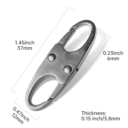 Zipper Lock Clips 4-Pack - Anti-Theft Security Sliders for Luggage, Backpacks & Bags, Quick Snap Design, Universal Fit for All Zipper Types (Black)2