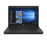 HP 14-inch Laptop, AMD E2-9000e Processor, 4 GB RAM, 500 GB Hard Drive, Windows 10 Home (14-cm0010nr, Black)