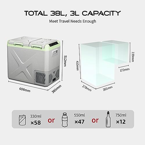 Alpicool XD55 38 Litri Frigoriferi Portatile