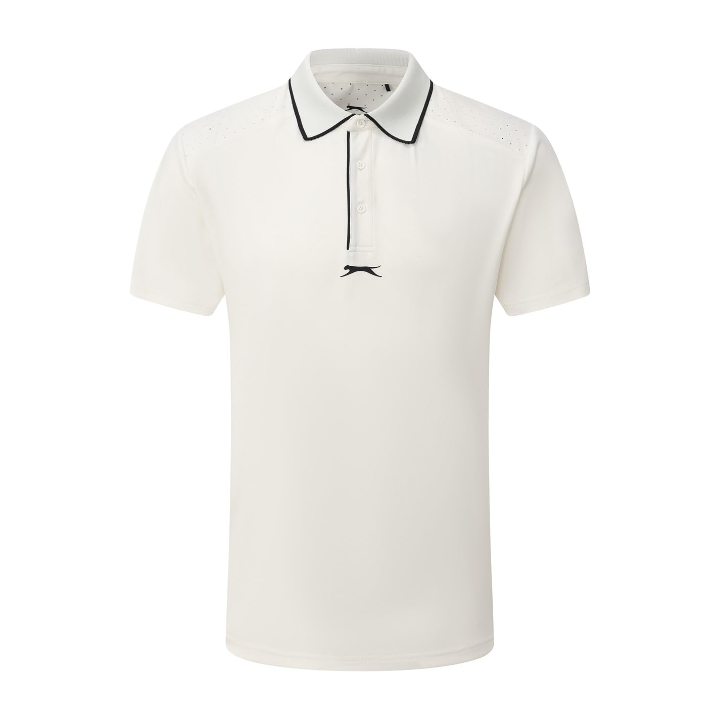 Slazenger Men's White Tennis Short Sleeve Performance Polo Shirt in Size XL, Sports Direct