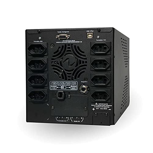 RAGTECH - Nobreak New Senium Flex Volt 3.200VA/2.080W - SN 3200 24V VIO/BS2 – Trivolt – Senoidal – M