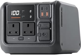 DJI Power 500 Portable Power Station, 512Wh LFP (LiFePO4) Battery, 70-Minute Fast Charging, 1000W Max Output, Power Generator for Home, Camping & RVs, Off-grid, Power Outage