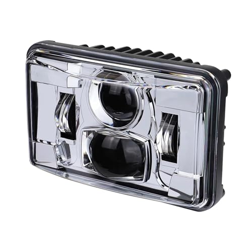 Phare avant LED 4x6 pouces moto pour remplacer un éclairage d'origine faible