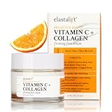 Elastalift Vitamin C Firming Face Cream Moisturizer Skin Care Facial Lotion, Potent Vitamin C Gel Cream For Face Targets Dry Skin, Age Spots, Wrinkles, Hyperpigmentation, & Sun Damaged Skin, 2 Fl Oz