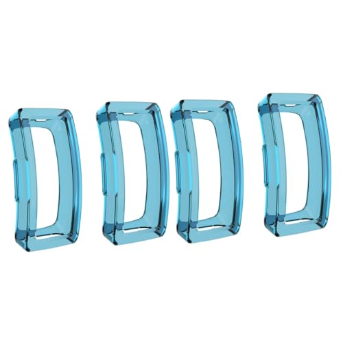 Housoutil 4 Pcs Smart Watch Shell Anti-Scratch Cover Case Paint Tray Liners Band Protector Bumper Cupid Statue Reloj Inteligente TPU Protector Wtch Shockproof Shell TPU Shell Bracelet Screen