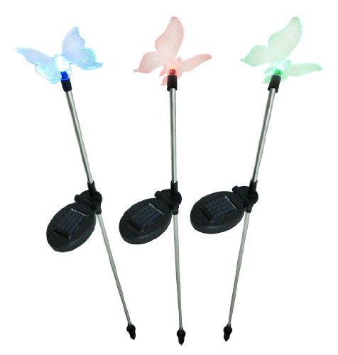 Backyard Crafts Amish-Made Patriotic Lighthouse with Solar-Powered LED Lighting, 39