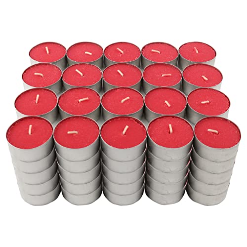 Velas de Té Aromáticas Velas perfumadas - Frutos Rojos Pack 100 Velas