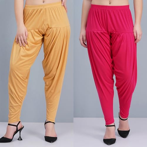 Image of Buy That Trendz Patiala Pant for Women Viscose Relaxed Fit Dhoti Patiyala Salwar Harem Style Bottom Pants