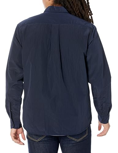 BOSS Men's Kent Collar Nylon Relaxed Fit Over Shirt2