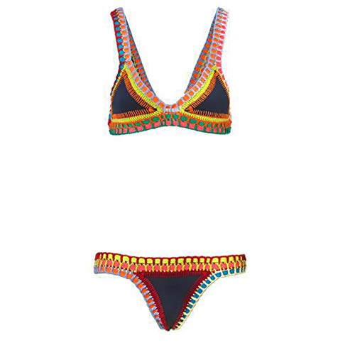 CYYNO Women's Hand-Knitted Upscale Bikini Swimsuit
