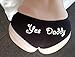 Kinky Stuff Cotton Panty with Yes Daddy Hipster Cheeky Panty (Large, Black)
