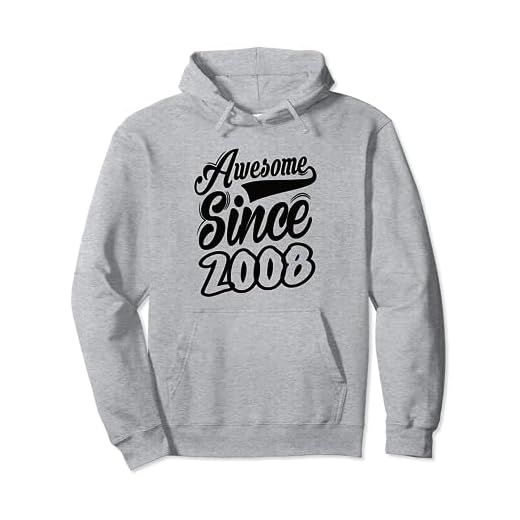 Impresionante Desde 2008 Cumpleaños 2008 Vintage 2008 Sudadera con Capucha