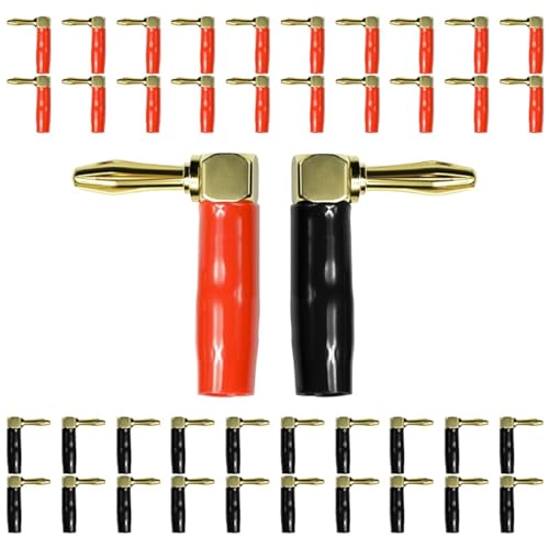 Conector banana de 4mm soluciona la falta de espacio detrás del altavoz con su ángulo de 90°