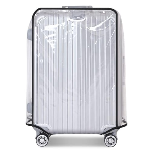 Clear Luggage Protector Suitcase Cover, PVC Waterproof, Dustproof, Scratch-proof Trolley Case Protector Travel Suitcase Cover for 18