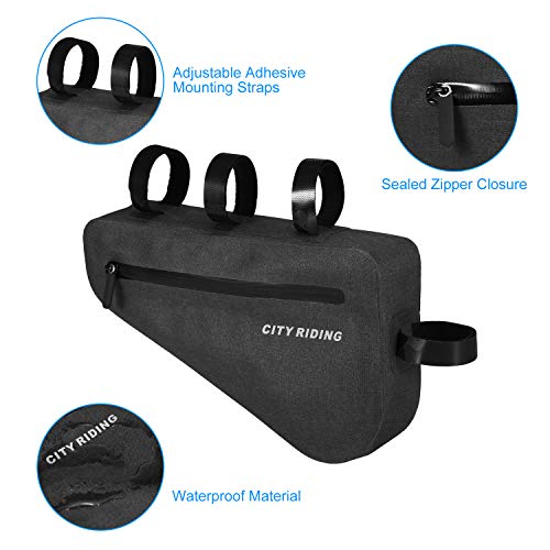 Festnight Impermeável Ciclismo Triângulo Bolsa Bicicleta Frente Tubo Quadro Bolsa MTB Bicicleta Bols