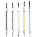 Jinlaili 5PCS Pennelli per Unghie Nail Art, Pennelli per Unghie Gel, Penne Dotter per Unghie Nail Art, Liner Unghie a Doppia Estremità, Strumento per Disegni di Nail Art
