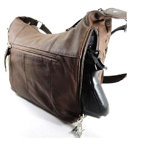 Concealed Carry Handbag Gun Concealment Purse Left/Right Hand 7005 Brown #TOP2