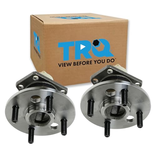 Image of TRQ 2 Piece Rear Wheel Bearing & Hub Assembly Set Compatible with 1991-1992 Saturn SC 1993-2002 SC1 SC2 1991-2002 SL SL1 SL2 1993-1999 SW1 1993-2001 SW2