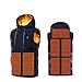 Produktbild Ayhuang Wärmejacke Unisex Elektrische Daunen Heizweste Männer und Frauen USB Lade Warme Beheizte Weste Winterjacke Herren Damen Elektrowärmer Kleidung Outdoor Skifahren Heizjacke