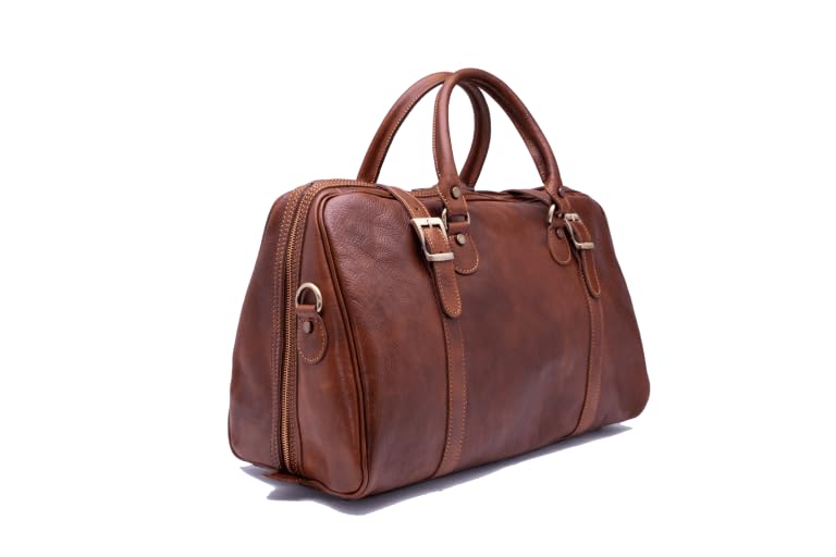 Sac fourre-tout en cuir véritable BAVIERA pour ne plus manquer d'espace en voyage - 3