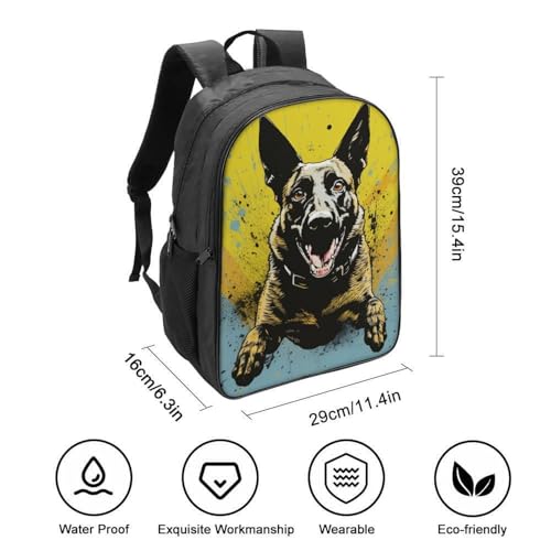 Mochila de Pastor Alemán para guardería ideal en excursiones y días de lluvia 2