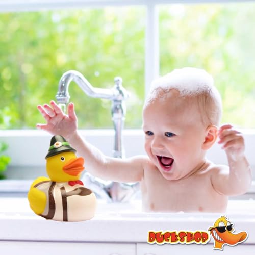 DUCKSHOP I Badeente Sepp I Quietscheente I L: 7,5 cm I Quietscheentchen