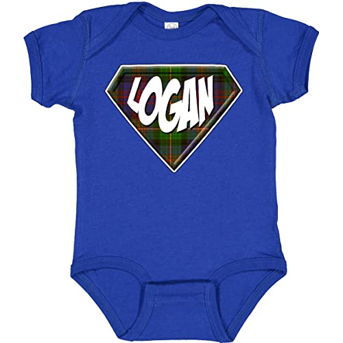 inktastic Logan Tartan Superhero Baby Bodysuit