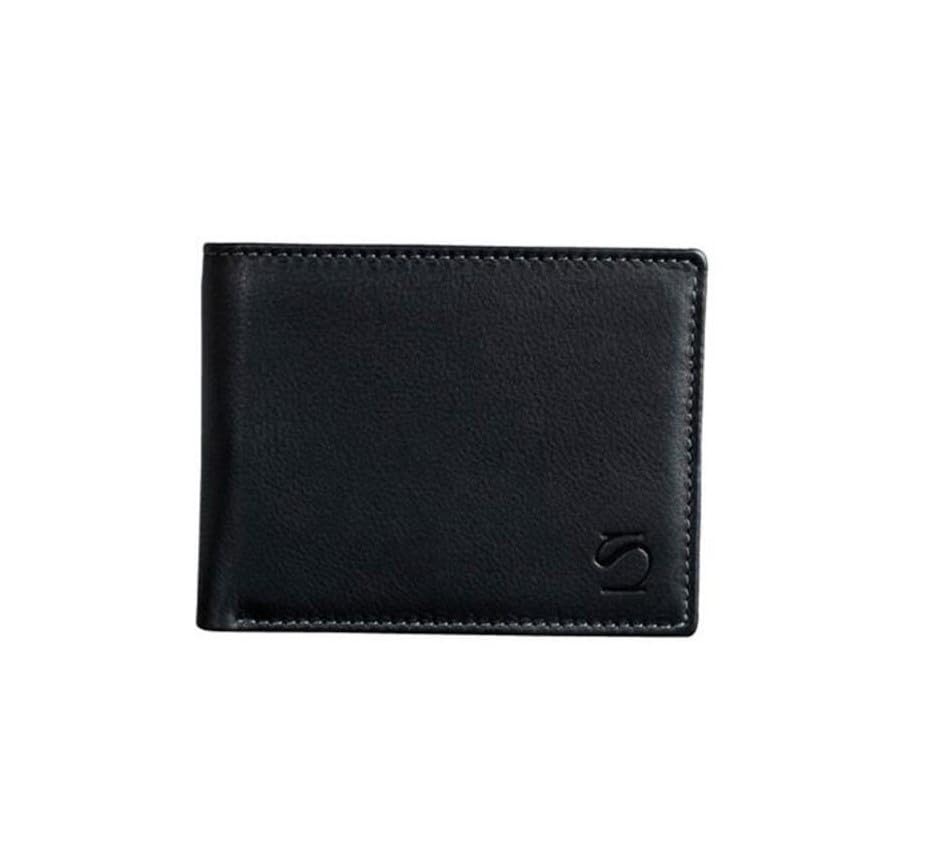 Portefeuille Noir MATTIES Unisexe : Fin et Pratique pour Ranger Cartes et Billets
