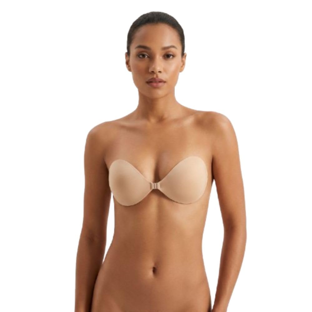 Backless Invisible Strapless Adhesive Bra for Women | Push-Up Backless Stick-On Bra for Dresses, Off-Shoulder & Deep Neck Outfits | Reusable, Skin-Friendly, Seamless & Comfortable (Free Size)-picture-31