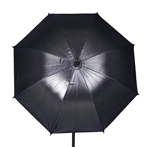 Image of Black Silver Photography Video Studio Umbrella Continuous Lighting Kit - Portarit Photo Shooting Production Equipment