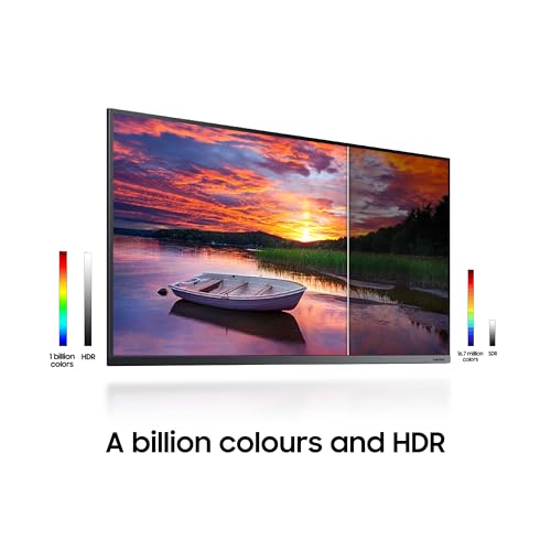 Image of Samsung 32 Inch Professional Monitor with 4K UHD Resolution and Thunderbolt 3, 1 Billion Color Support, HDR10, Game Mode, Daisy Chain, Display Port, HDMI, USB Ports (LF32TU870VWXXL, Dark Blue Gray)