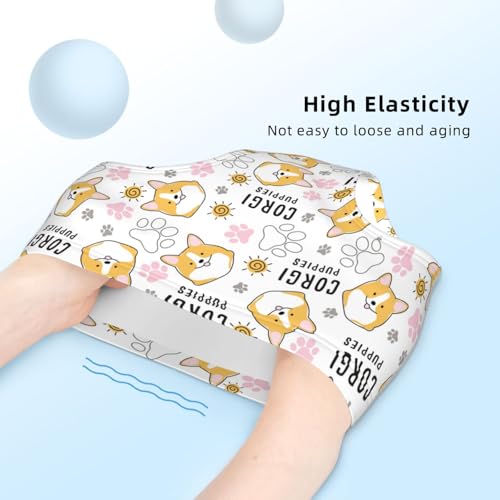 Smiling Corgi Puppies Girls' Underwear Soft Cotton Little Girls Panties Comfort Briefs4