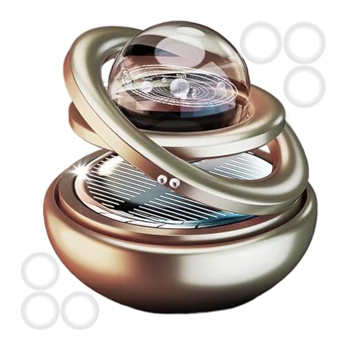 Solar Car Air Freshener, Rotating Air Freshener for Car, Solar Osmanthus Air Freshener, Car Interior Air Freshener, Car Air Fres