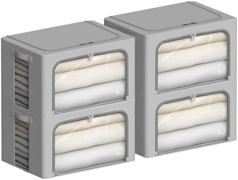 Amazon.com: 3Pack Frame Storage Box - Clothes Storage Bin Bags Oxford ...