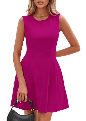 Image of PRETTYGARDEN Summer Dresses for Women 2026 Elegant Classy Spring A Line Business Casual Work Graduation Cocktail Short Dress