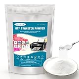 GOZYE DTF Transfer Powder - 500 g/17.6 oz White Digital DTF Hot-melt Adhesive Powder Preheat for Heat Transfer PET Film Printing,Digital Prints Supplies with DTF PET Film and Ink (500 g)