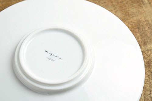 Yamani 3516063 Cup Saucer, White, 7.8 fl oz (220 ml), Column