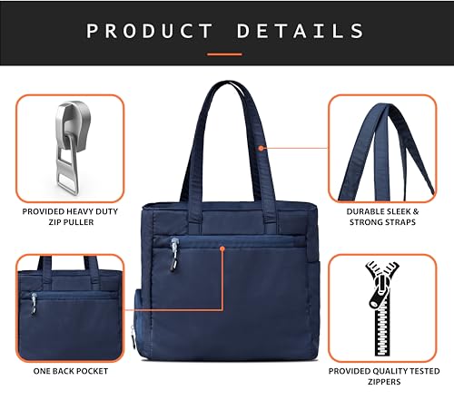 Image of Lusive's Double Pocket Handbag for Women: Stylish, Ideal Companion for Work, Travel, Polyester Material, Spacious 10-liter Capacity, 6 Pockets.