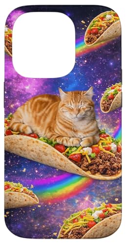 Cosmic Cat �^�R�X ���Q �X�y�[�X ���F �L �H�� ���[���A �X�}�z�P�[�X iPhone 14 Pro �p