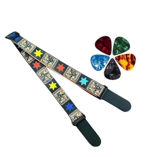 Image of DEVICE OF URBAN INFOTECH Guitar Strap Belt for Acoustic & Electric Guitar Adjustable Buckle Guitar Strap Modern Design Guitar Belt For Acoustic /Bass /Electric Guitars