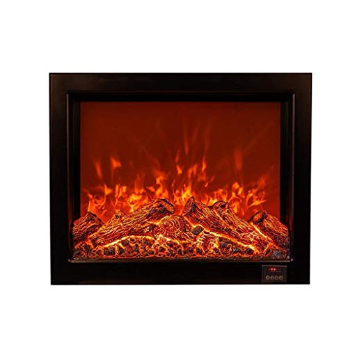 An Der Wand Montierter Elektrischer Kamin Mit Der Möglichkeit, Einen Elektroherd Mit Fernbedienung Mit Realistischem Flammeneffekt 740X600X180Mm
