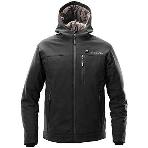 Kelvin Coats Heated Jacket for Men - 10Hr Battery, 5 Heat...