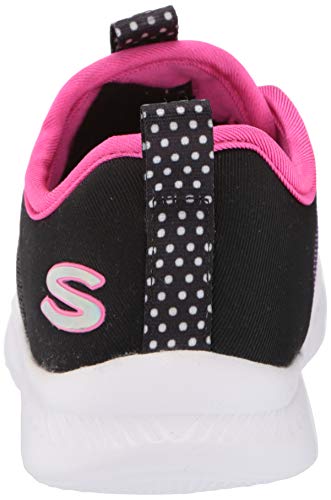 Skechers Girls Comfy Flex 2.0-Rainbow Frenzy Sneaker, Black/Multi , 8 Toddler #TOP2