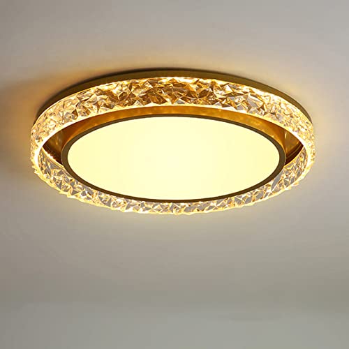 Plafonnier de luxe léger à LED lumineuse pour entrée chic - 2