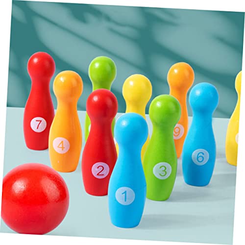 Bowling de motricité en bois UKCOCO coordination œil-main