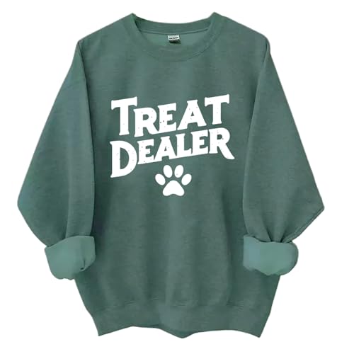 Treat Dealer Sweatshirt, Treat Dealer Shirt, Dog Sweatshirt, Funny Long Sleeve Shirt