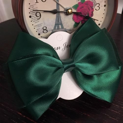 Image of Double Face Forest Green Satin Ribbon 1 inch X 25 Yards Polyester Forest Green Ribbon for Gift Wrapping Very Suitable for Weddings Party Hair Bow Invitation Decorations and More