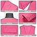 Kelyaa Women's 3 Pieces Suit Lady's 2 Buttons Peak Lapel Business Casual Office Outfits Slim Fit Blazer Jacket Vest Pants Set Rose Pink