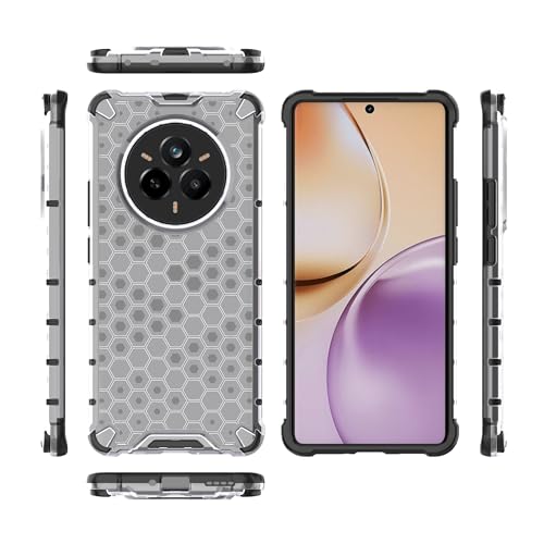 Image of Glasgow Back Case Cover Compatible with [ Realme 14 Pro 5G ] (Stylish Design) - Transparent