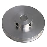 Hecho de aluminio, pulea de paso de ranura, larga duración y uso duradero.